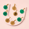 Martha Jean - Blossom Earrings - Emerald