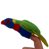 Animals of Australia - Finger Puppet - Rainbow Lorikeet