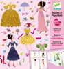 Djeco - Dresses Through the Seasons - Stickers & Paper Dolls Set