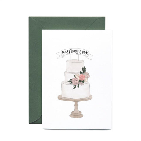 In The Daylight - Greeting Card - Wedding Cake