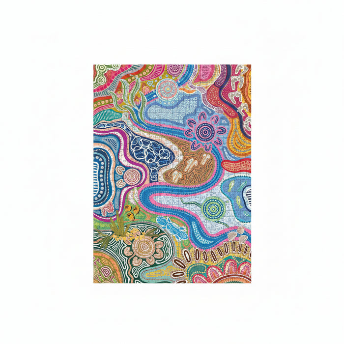 Journey of Something - 1000 Piece Puzzle -Colourful Life - Ashleigh Anne Bruza