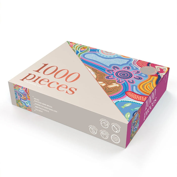Journey of Something - 1000 Piece Puzzle -Colourful Life - Ashleigh Anne Bruza