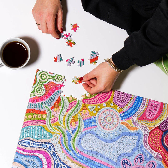 Journey of Something - 1000 Piece Puzzle -Colourful Life - Ashleigh Anne Bruza