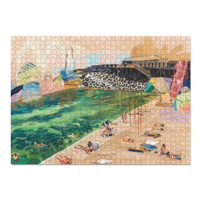 Journey of Something - 1000 Piece Puzzle - Leopard Rocks - Georgie Wilson