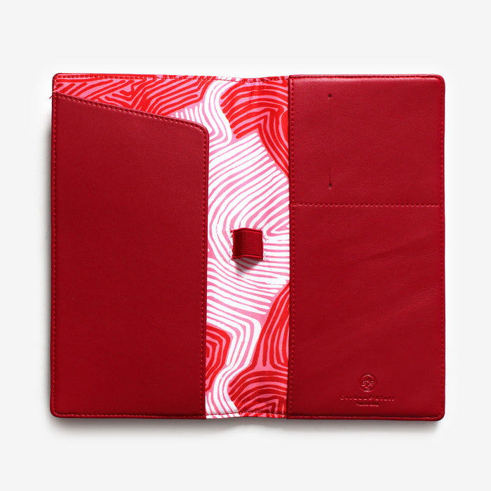 Corban & Blair x Lucy Simpson - Travel Wallet - Wubi Wubi - Red