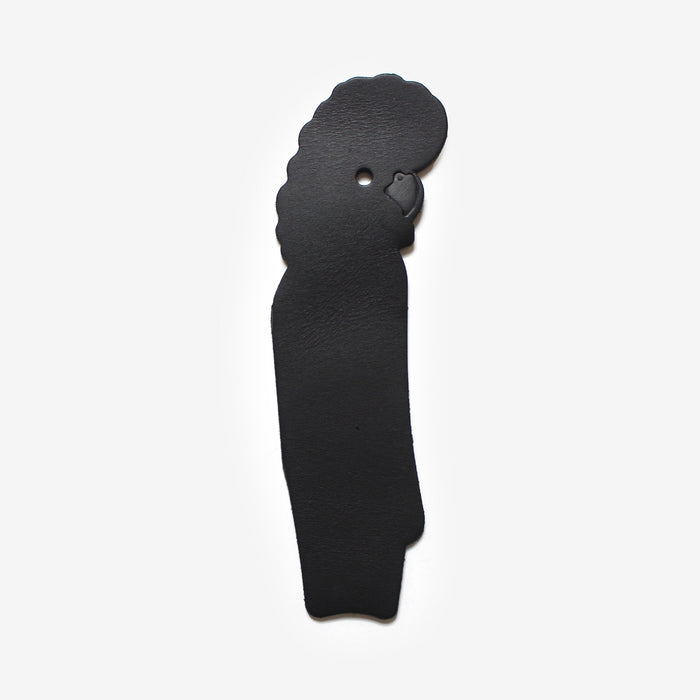 Corban & Blair - Leather Bookmark - Black Cockatoo