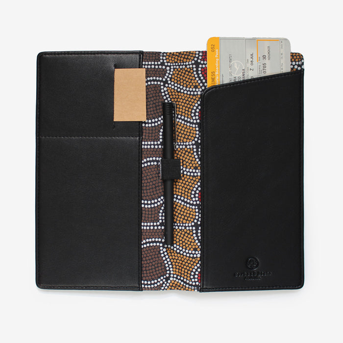 Corban & Blair x Thomas "Bagaay" Avery - Travel Wallet - Mayan - Black