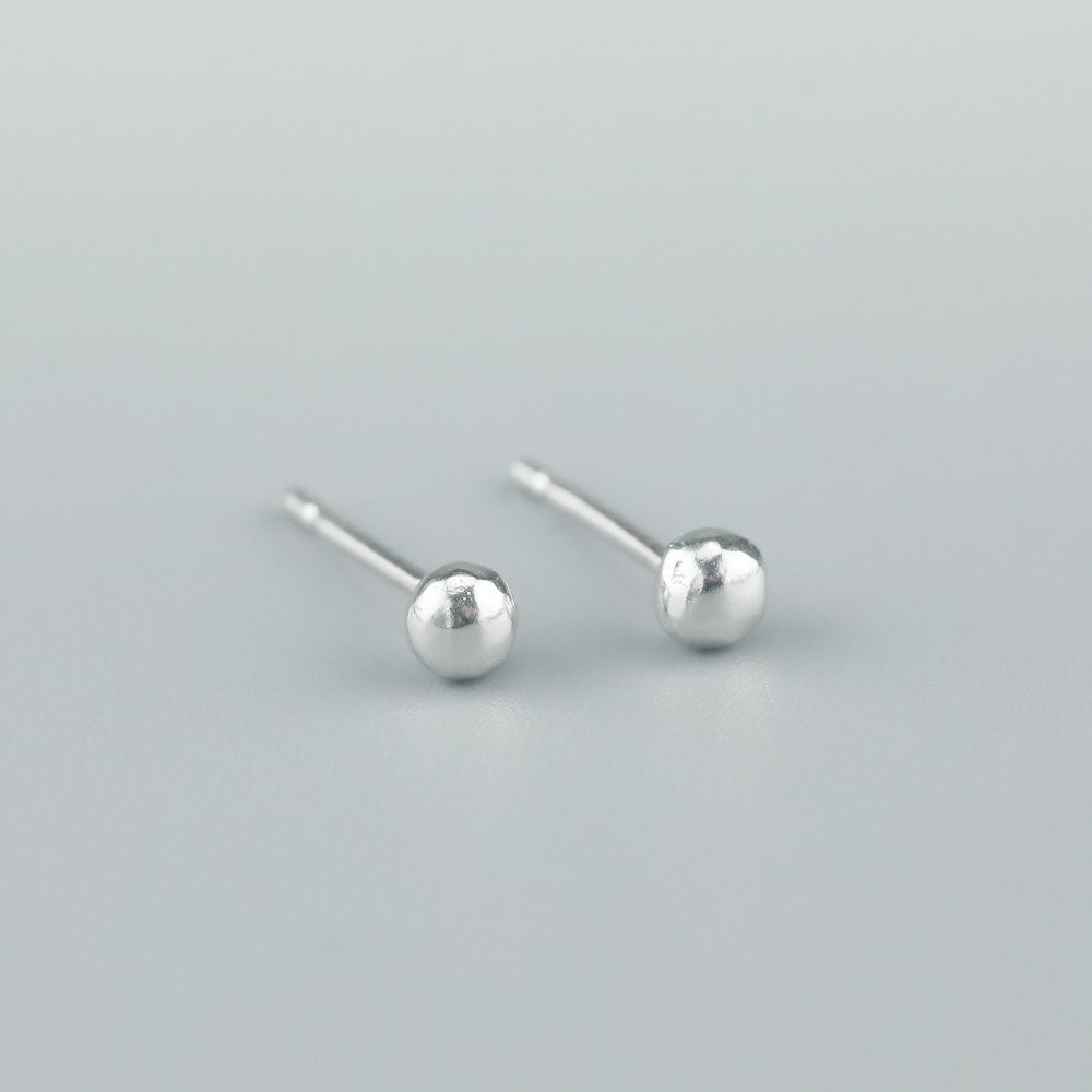 Ayana Jewellery - Mini Ball Studs - Sterling Silver