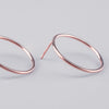 Ayana Jewellery - Large Circle Studs - Rose Gold