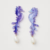 Martha Jean - Seahorse & Pearl Earrings - Lilac