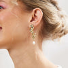 Martha Jean - Seahorse & Pearl Earrings - Gold