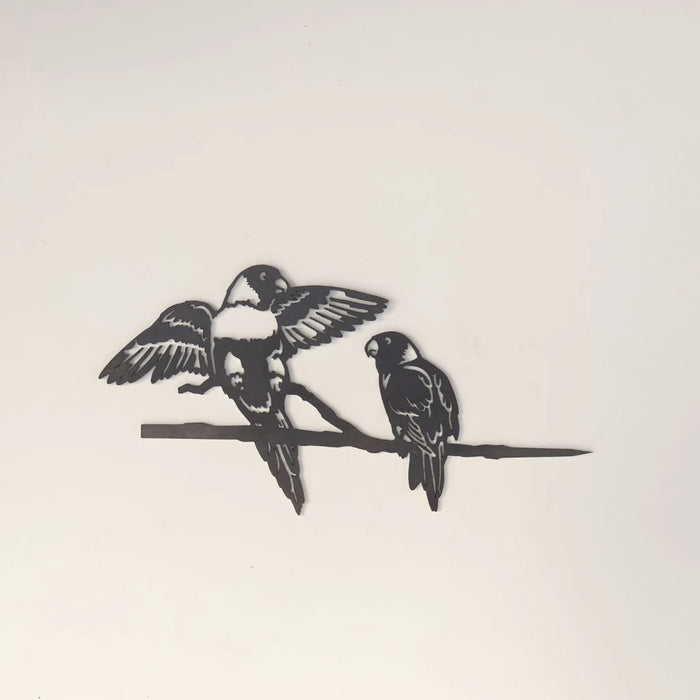 Metalbird - Garden Art - Lorikeet Pair