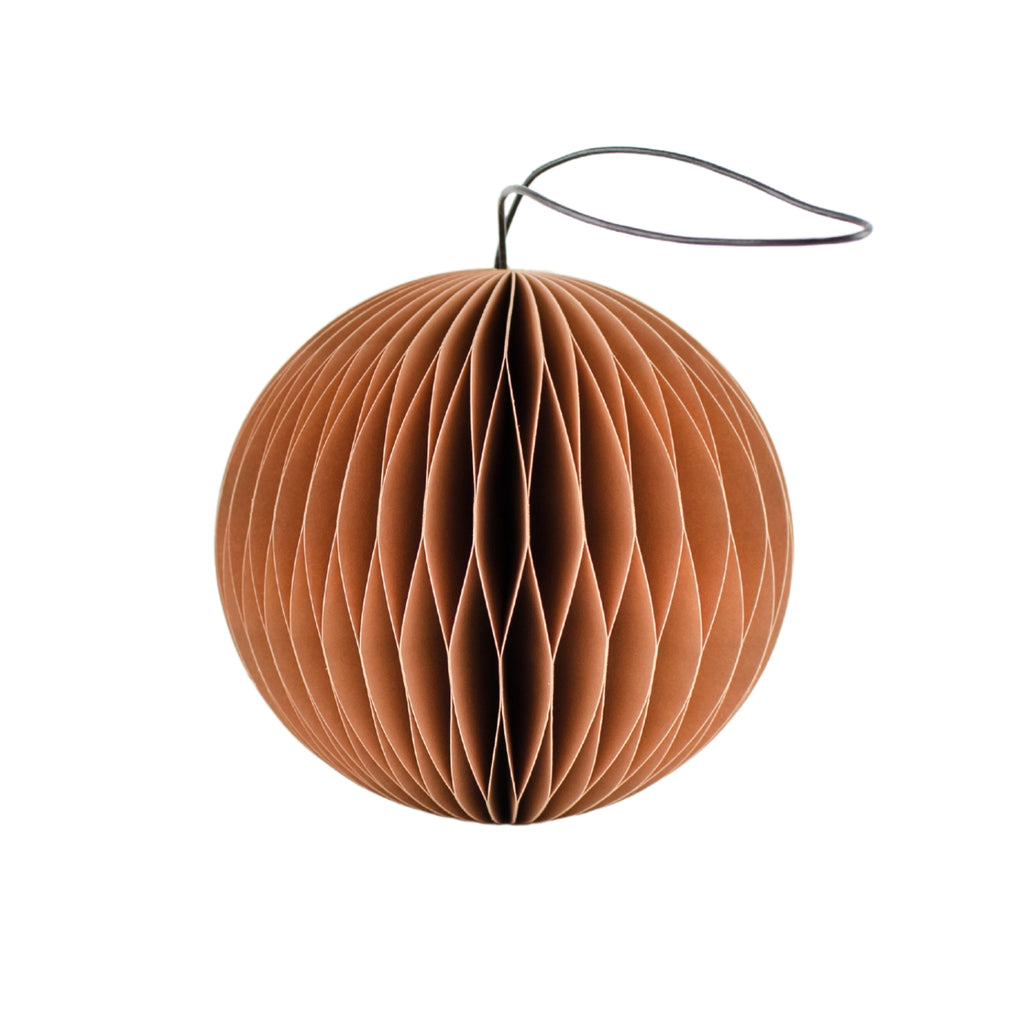 Nordic Rooms - Paper Ornament - Sphere - Clay