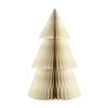 Nordic Rooms - Deluxe Standing Tree - Off White with Silver Glitter Edge