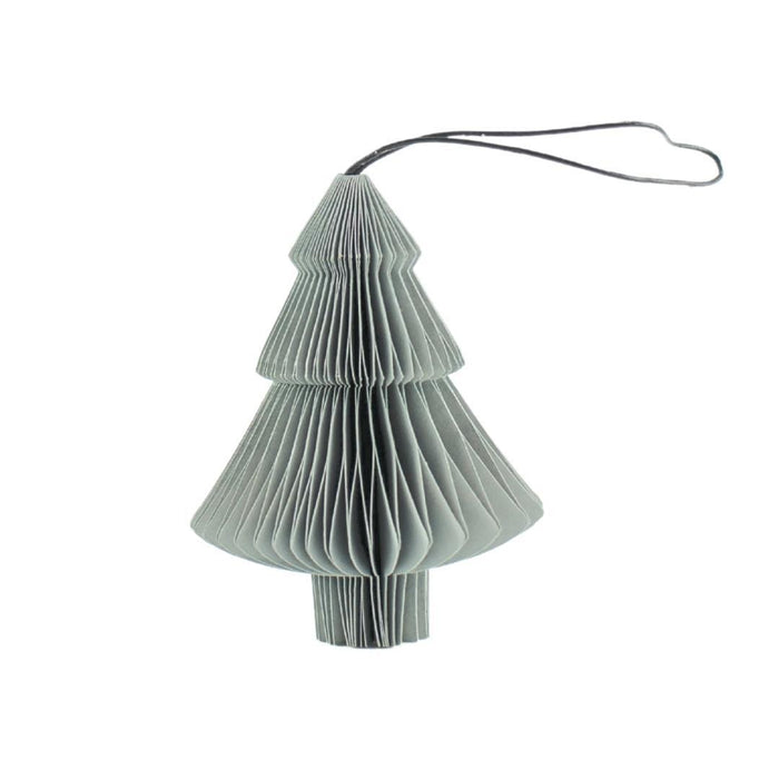 Nordic Rooms - Paper Ornament - Tree - Dusty Blue