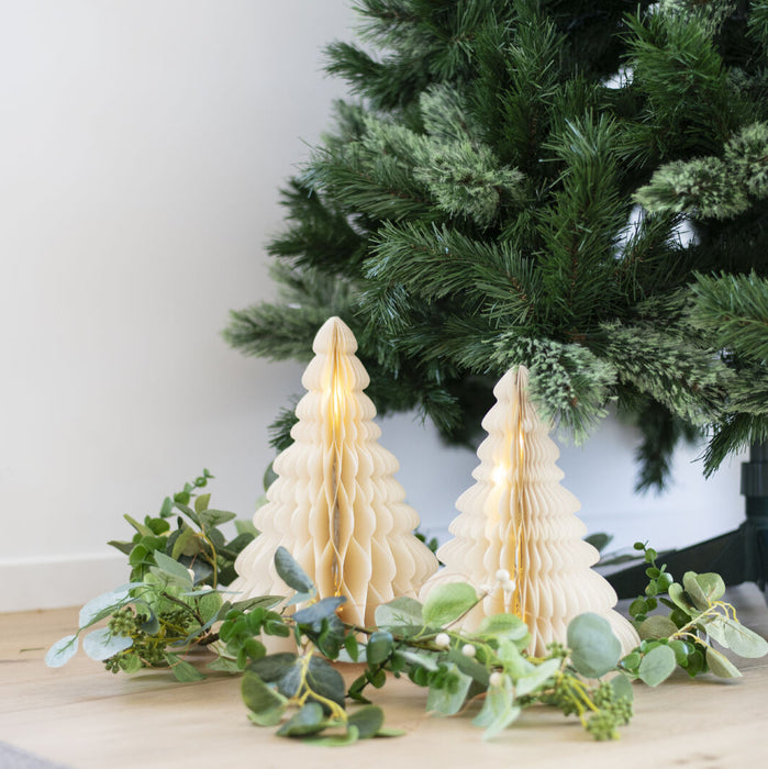 Tree Standing Off-White with LED light