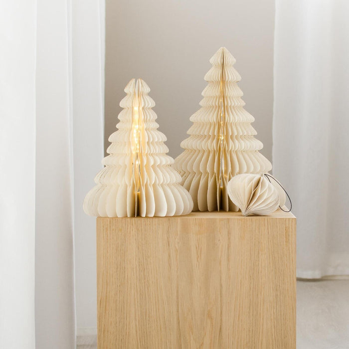 Tree Standing Off-White with LED light