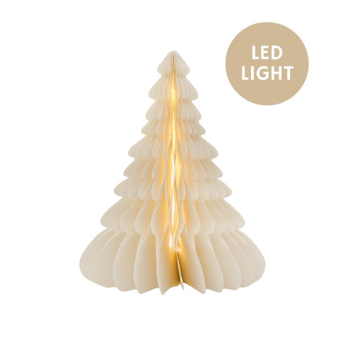 Tree Standing Off-White with LED light