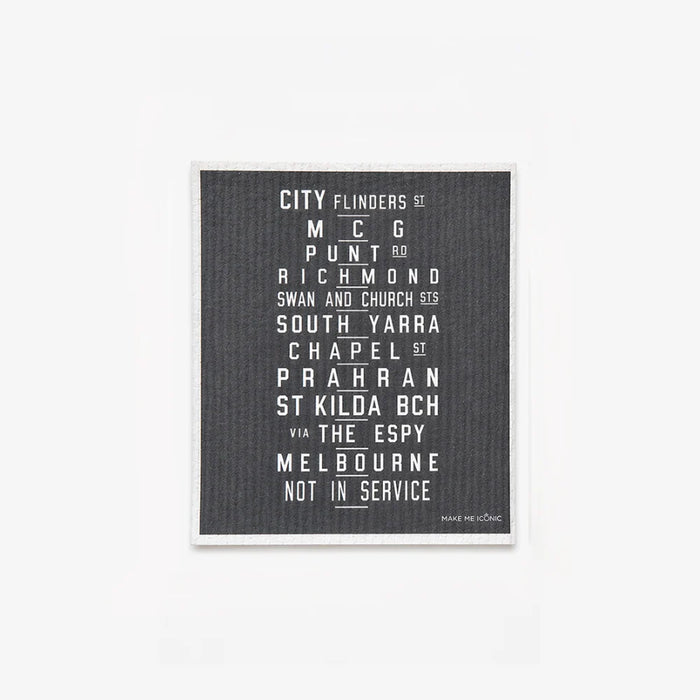 Make Me Iconic - Dish Cloth Sponge - Iconic Melbourne Tram