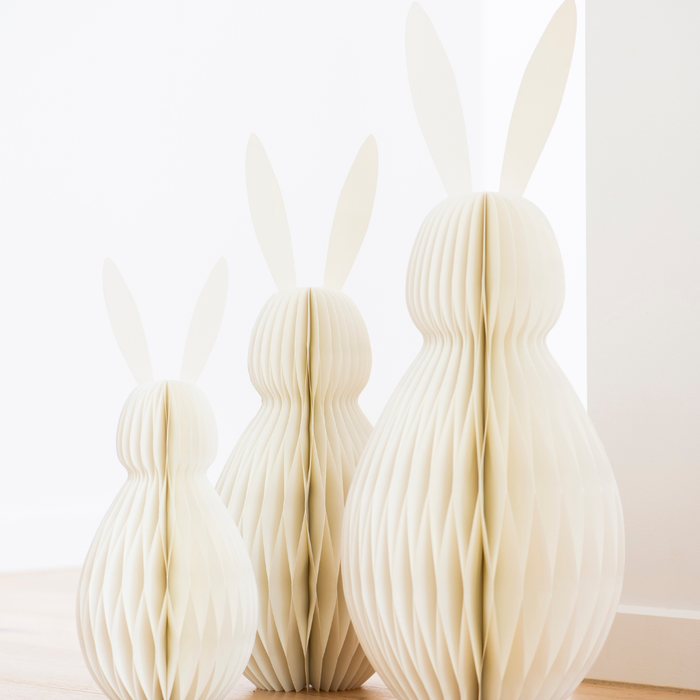 Nordic Rooms - Standing Easter Bunny - Vanilla - 36cm