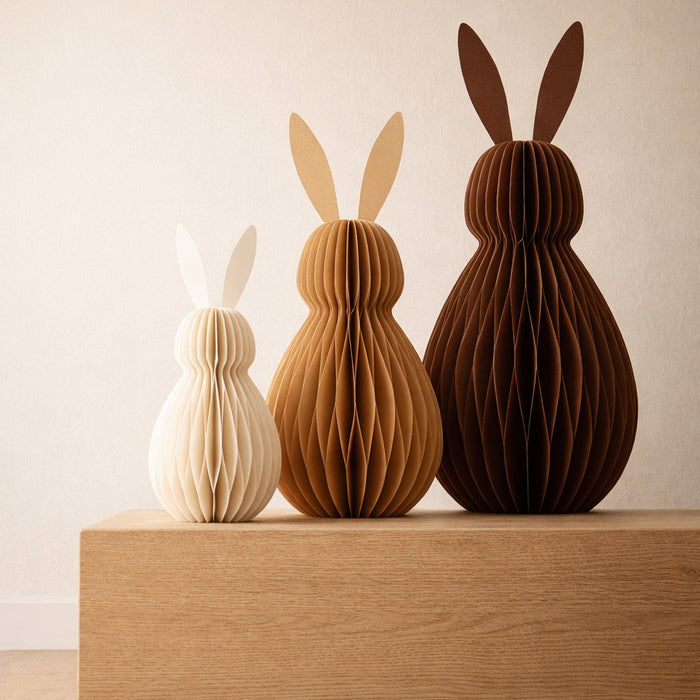 Nordic Rooms - Standing Easter Bunny - Vanilla - 36cm