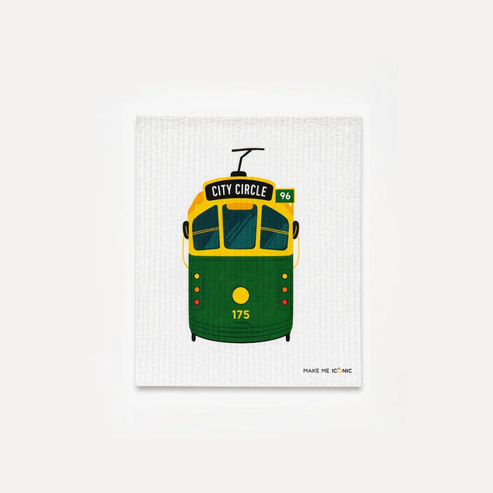 Make Me Iconic - Dish Cloth Sponge - Iconic Melbourne Tram