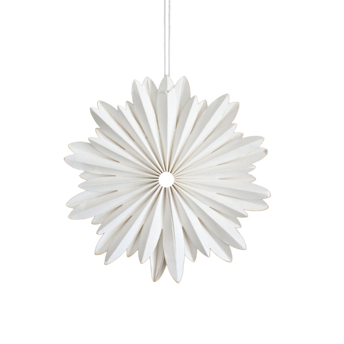 Nordic Rooms - Paper Ornament - Star - Crystal White