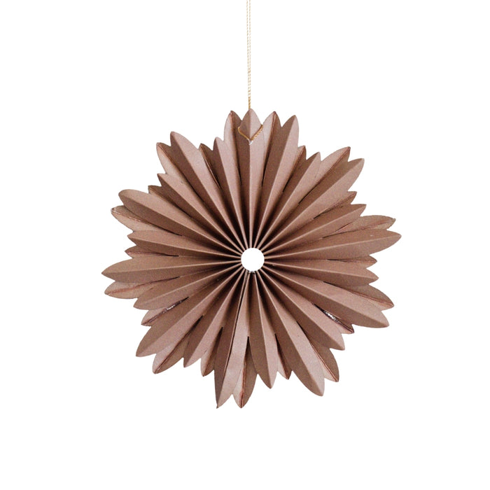 Nordic Rooms - Paper Ornament - Star - Clay