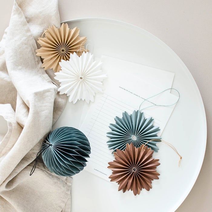 Nordic Rooms - Paper Ornament - Star - Flaxseed