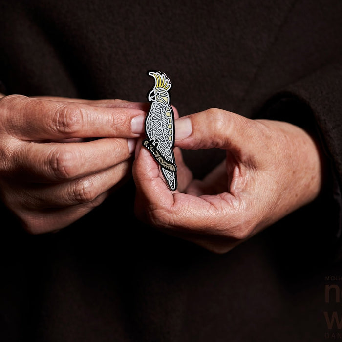 Ngarga Warendj - Lapel Pin - Gaan the Cockatoo