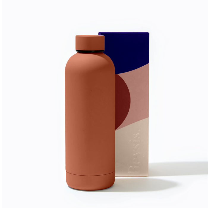 Beysis - Insulated Water Bottle - 500ml - Terracotta