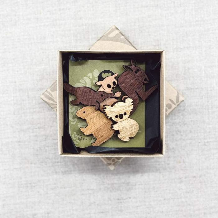 Buttonworks - Box of Magnets - Animals