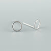 Ayana Jewellery - Circle Studs - Sterling Silver