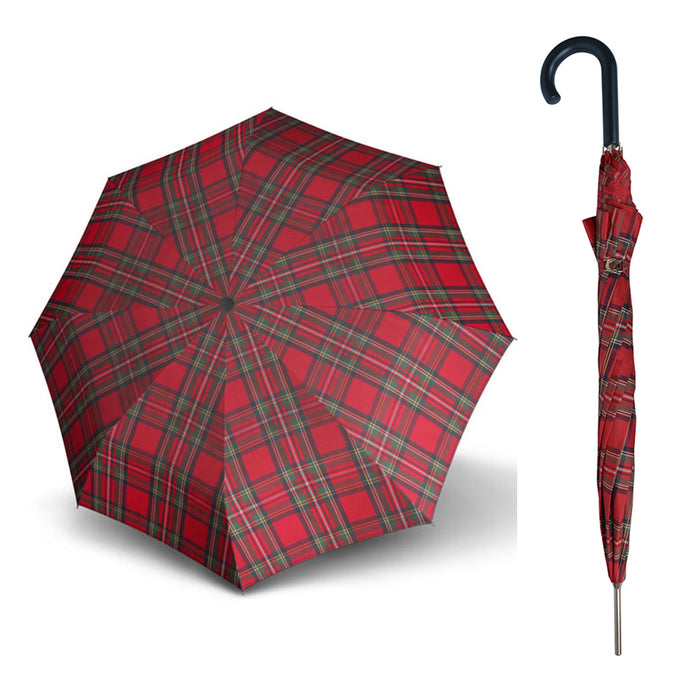 Doppler - Large Carbonsteel Long Umbrella - Woven Check Zwolf
