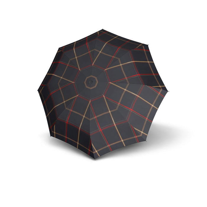 Doppler - Large Carbonsteel Long Umbrella - Check Blue