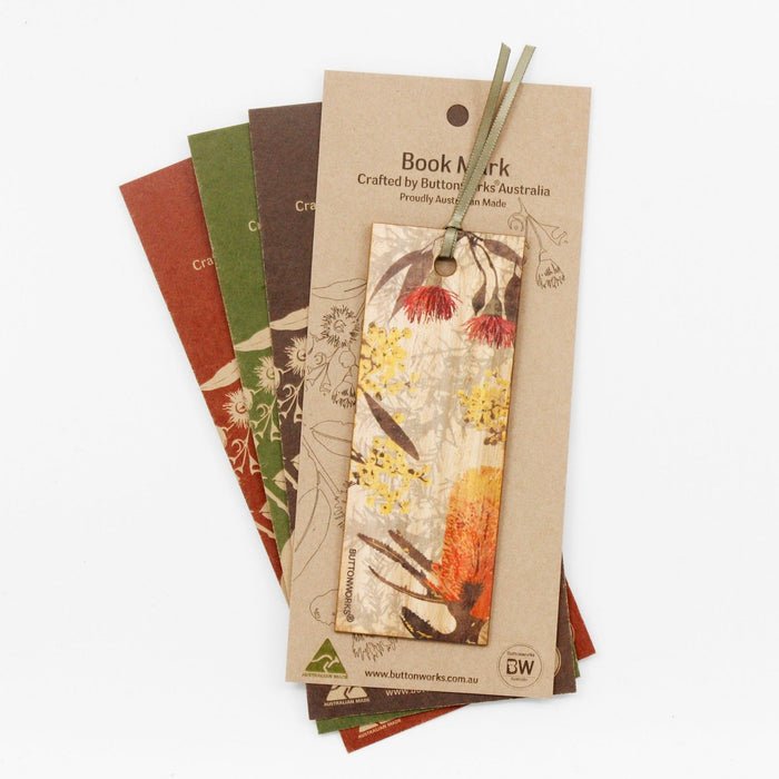 Buttonworks - Timber Bookmark - Native Animals