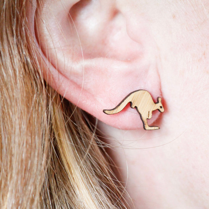 Buttonworks - Earrings - Timber Studs