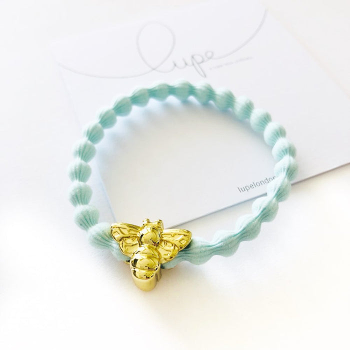 Lupe - Hair Tie / Bracelet - Aqua