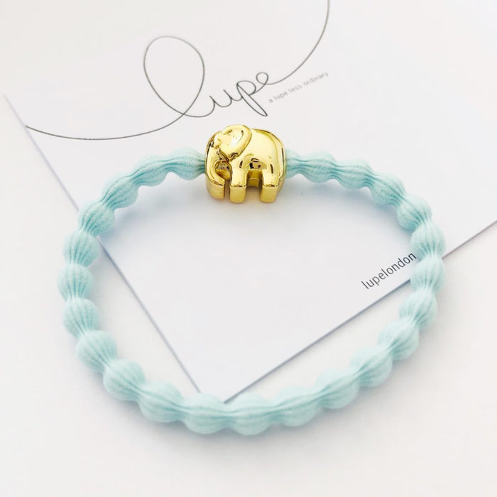 Lupe - Hair Tie / Bracelet - Aqua