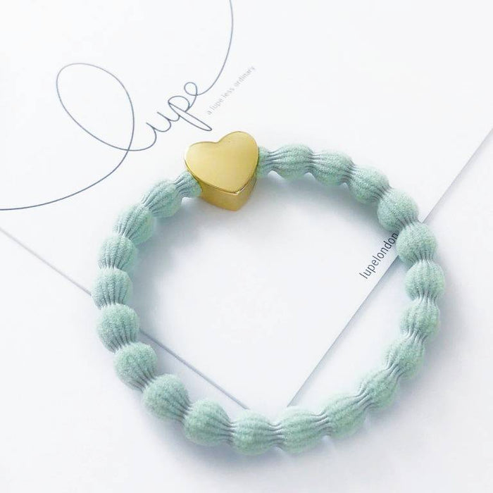 Lupe - Hair Tie / Bracelet - Aqua