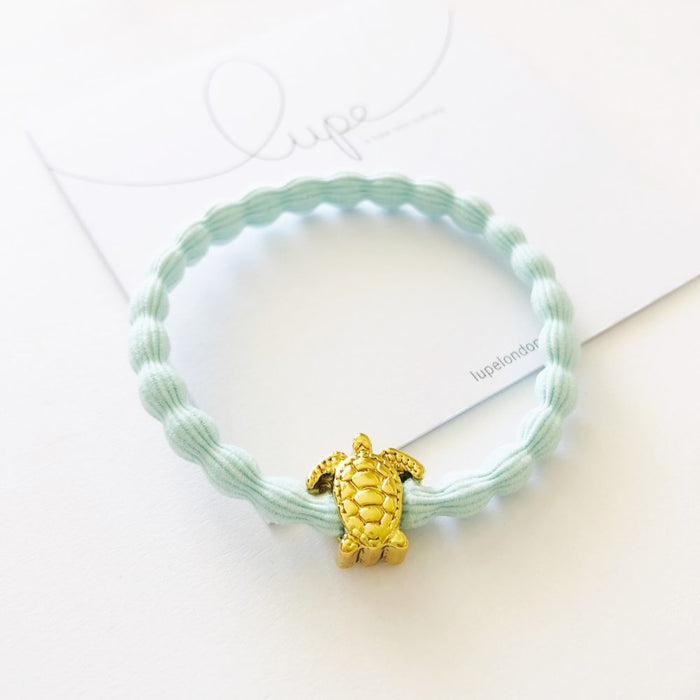 Lupe - Hair Tie / Bracelet - Aqua