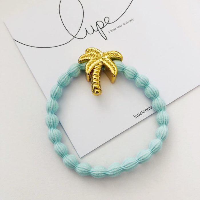 Lupe - Hair Tie / Bracelet - Aqua