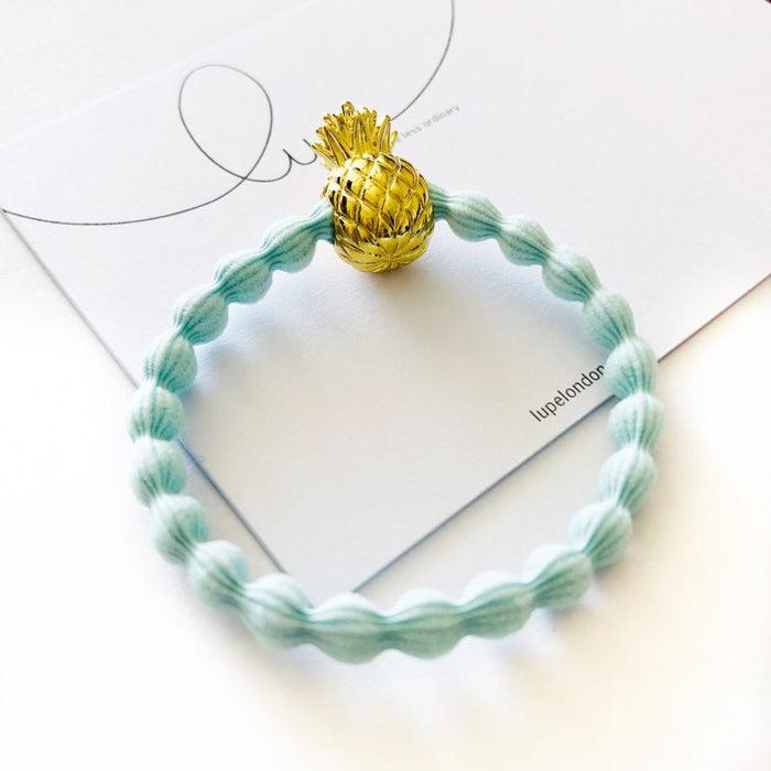 Lupe - Hair Tie / Bracelet - Aqua