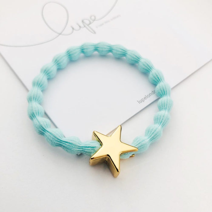 Lupe - Hair Tie / Bracelet - Aqua