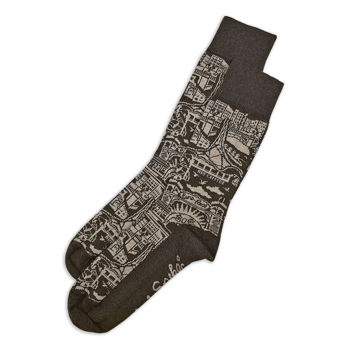 Otto & Spike - Melbourne Socks - Brown Marle