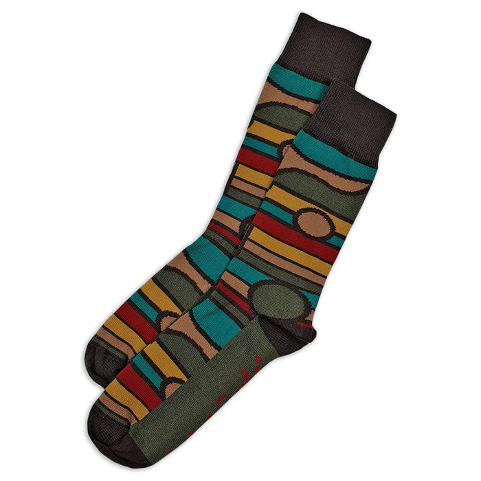 Otto & Spike - Skool Me Socks - Chocolate