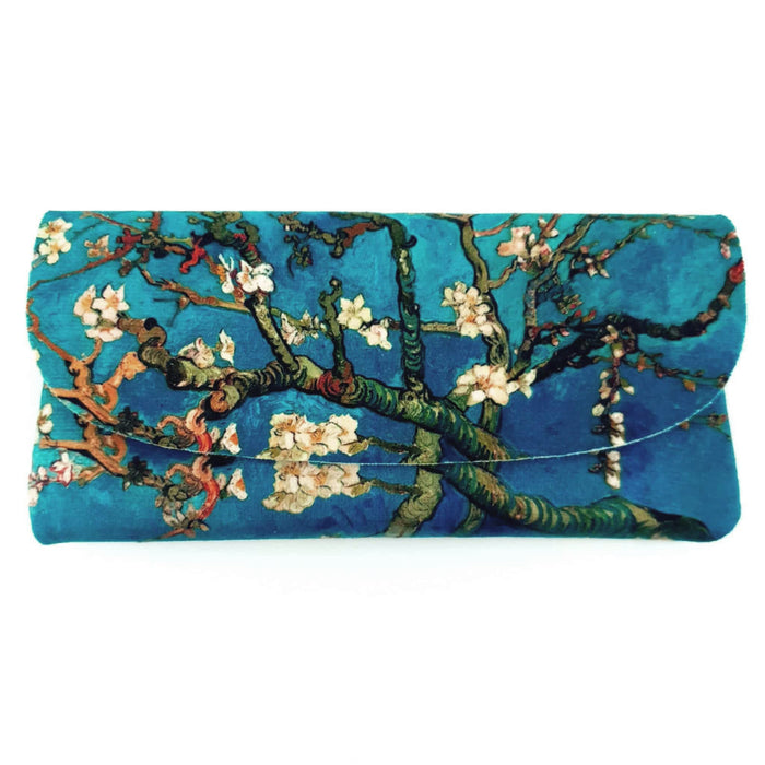 Colorathur - Velour Glasses Case - Envelope Style - Van Gogh - Amandiers