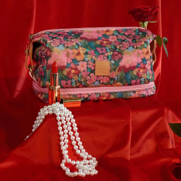 The Somewhere Co - Cosmetic Bag - Amongst the Flowers