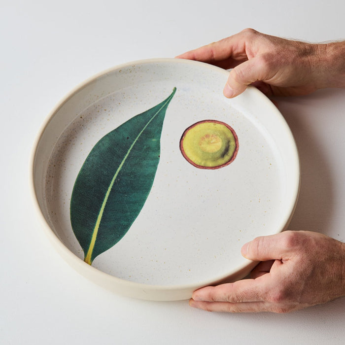 Angus & Celeste - Australian Botanicals - Serving Bowl - Gum Nut & Leaf