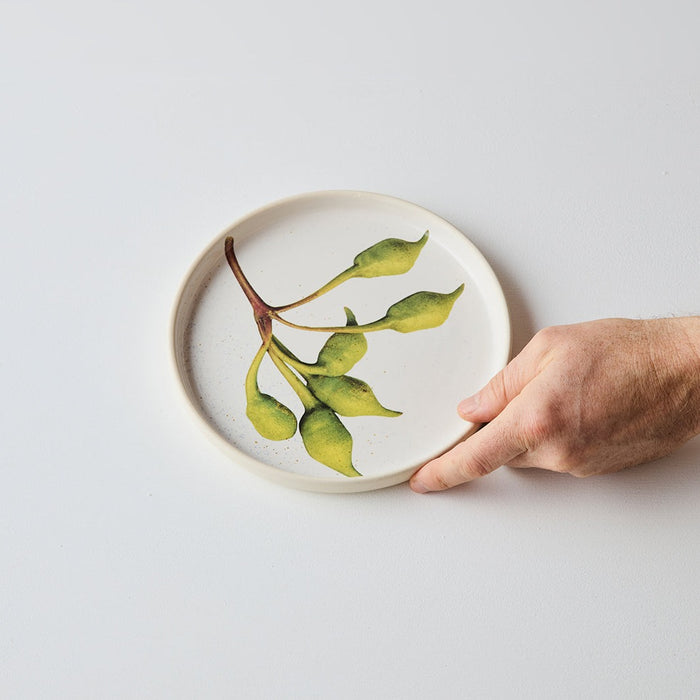 Angus & Celeste - Australian Botanicals - Side Plate - Green Eucalyptus Buds